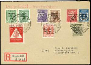 Soviet Sector of Germany 10 Pfg. Brown with ... 