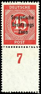 Soviet Sector of Germany 45 penny numerals ... 
