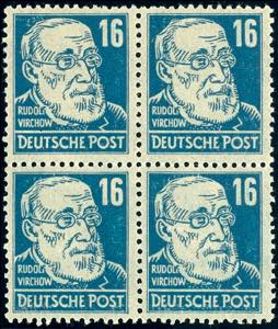 Soviet Sector of Germany 16 Pfg Virchow, ... 