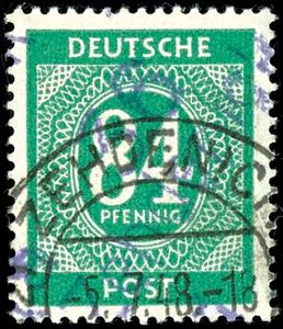Hand Overprint - District 36 Numeral 5, 8, ... 