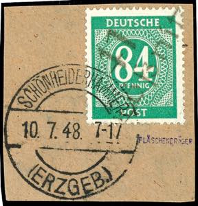Hand Overprint Numeral Issue - District 41 ... 
