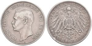 Hessen 2 Mark, 1898, Ernst Ludwig, ... 