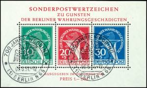 Berlin Souvenir sheets issue \for Berlin ... 