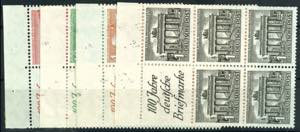 Stamp Booklet Pages Berlin buildings 1949, ... 