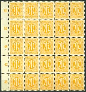 Bizone 6 penny \first issue of stamps for ... 