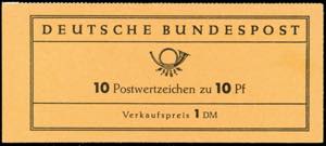 Stamp booklet Duerer 1961 / 1963, Hbl. ... 