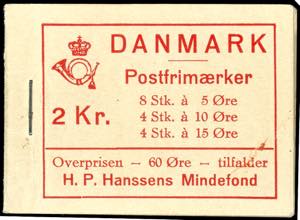 Stamp Booklet Denmark 1937, stamp booklet ... 