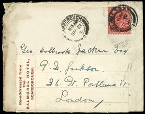 Great Britain 1906, \hypothesis envelope ... 