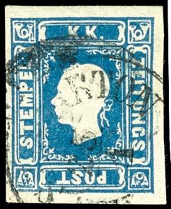 Austria (1, 05) kreuzer newspaper stamp ... 
