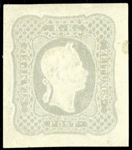 Austria 1861, 1, 05 Kr. Newspaper stamp ... 