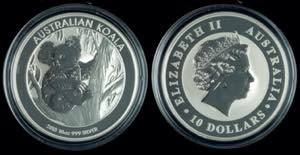 Australia 10 Dollars silver, 2013, koala, ... 