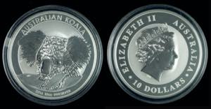 Australia 10 Dollars silver, 2014, koala, ... 