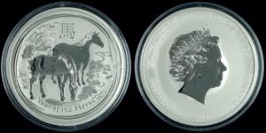 Australia 30 Dollars silver, 2014, \Year of ... 