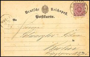 Hufeisenstempel DEMMIN 21.APRIL.75, etwas ... 