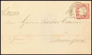 Hufeisenstempel STRASSBURG i. ELS BHF 8 ... 