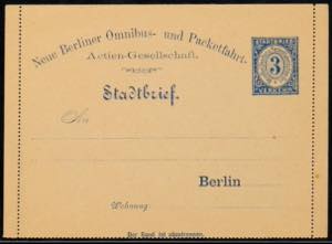 Stadtpost - Privatpost Deutschland BERLIN ... 
