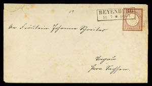 Deutsches Reich - Stempel BEYENBURG 11.7., ... 