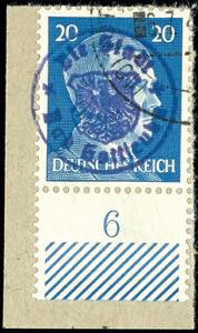 Bad Gottleuba 50 Pfg Hitler mit lokalem ... 