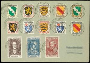 Französische Zone 1 Pfennig bis 5 Mark ... 
