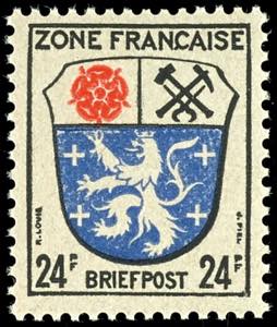 Französische Zone 24 Pfg Allgemeine ... 