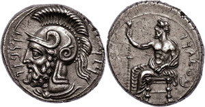 Kilikien Tarsos, Stater (10,38g), 413-373 v. ... 