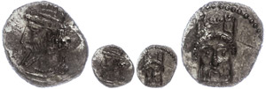 Obol (0, 67g), indefinite mint, 351-338 BC ... 