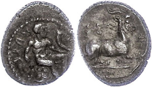 Salamis, 1/3 stater (3, 13g), 411-374 BC, ... 