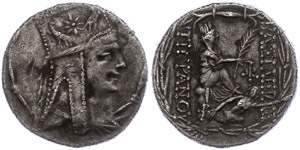 Armenien Tetradrachme (15,34g), 95-56 v. ... 