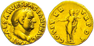 Münzen Römische Kaiserzeit Vespasianus, ... 