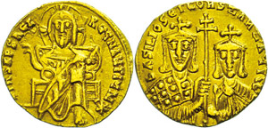 Münzen Byzanz Basilius I., 867-886, Solidus ... 