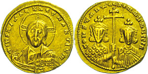 Münzen Byzanz Constantinus VII. und Romanus ... 