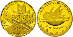 USA 5 Dollars, 2002, Gold, Olympische ... 