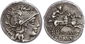 Coins Roman Republic Decimius Flavus, ... 