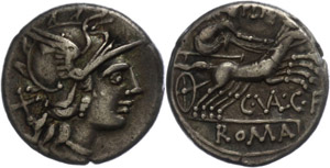 Coins Roman Republic C. Valerius C. f. ... 