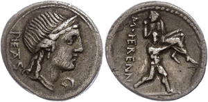Münzen Römische Republik M. Herennius, ... 