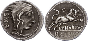Coins Roman Republic L. Thorius Balbus, ... 