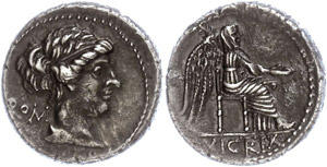 Münzen Römische Republik M. Parcius Cato, ... 