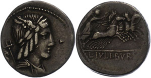 Münzen Römische Republik L. Julius Bursio, ... 