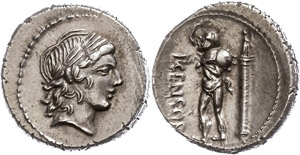 Coins Roman Republic L. Marcius Censorinus, ... 