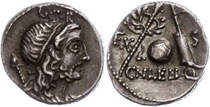 Coins Roman Republic Cn. Cornelius Lentulus ... 