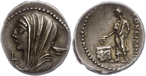Coins Roman Republic L. Cassius Longinus, ... 