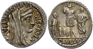 Coins Roman Republic L. Aemilius Lepidus ... 