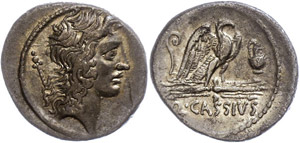 Coins Roman Republic Q. Cassius Longinus, ... 