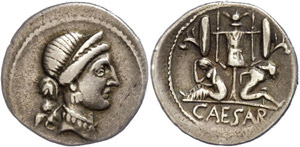 Münzen Römische Republik C. Julius Caesar, ... 