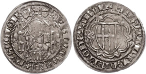 Köln Erzbistum Weißpfennig, o.J.(1376), ... 