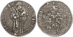Cologne Archdiocese Thaler, 1555, Adolf III. ... 