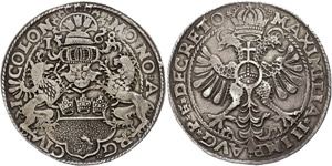 Köln Stadt Taler, 1568, mit Titel ... 