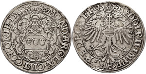 Köln Stadt Taler, 1585, mit Titel Rudolphs ... 