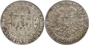 Köln Stadt 2/3 Taler (Gulden), 1694, mit ... 