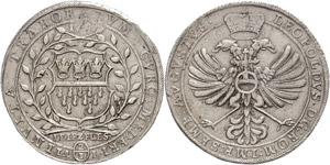 Köln Stadt 2/3 Taler (Gulden), 1700, mit ... 